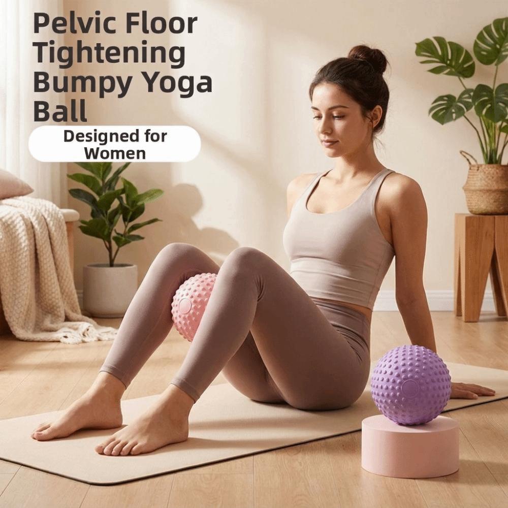 PVC Fitness Yoga Ball Thickening Massage Ball Household Abdominal Pressure Ball Women