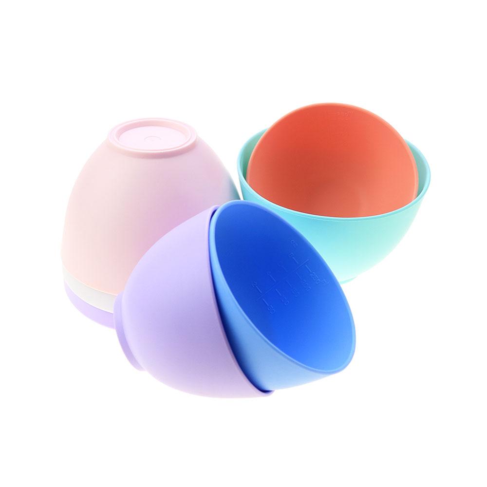Silicone world M/L 2 Sizes Silicone mask bowl Women Face For Mask Mixing Bowl Facial Skin Care Mixing Tools DIY Beauty Supplies