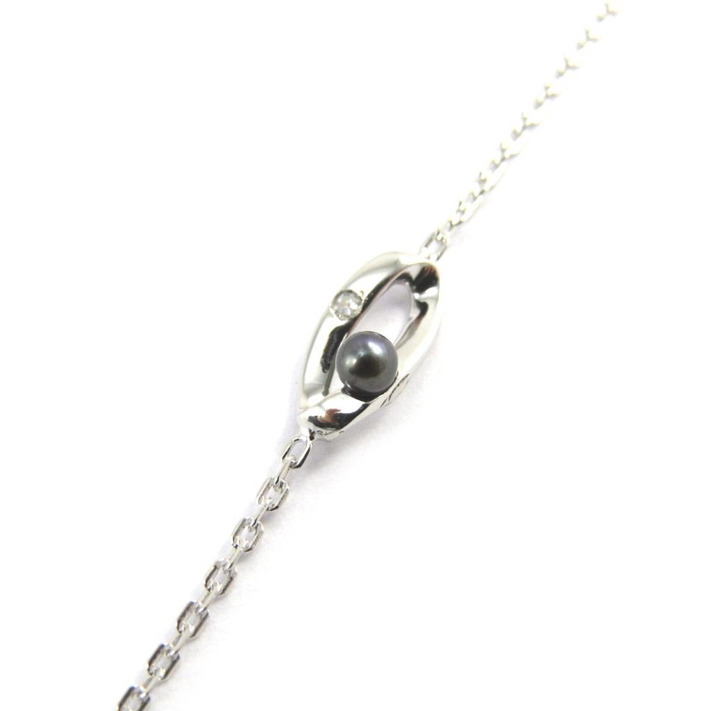 Altesse [M1129] - Silver Bracelet 'Pearl Beauty' Silver Gray