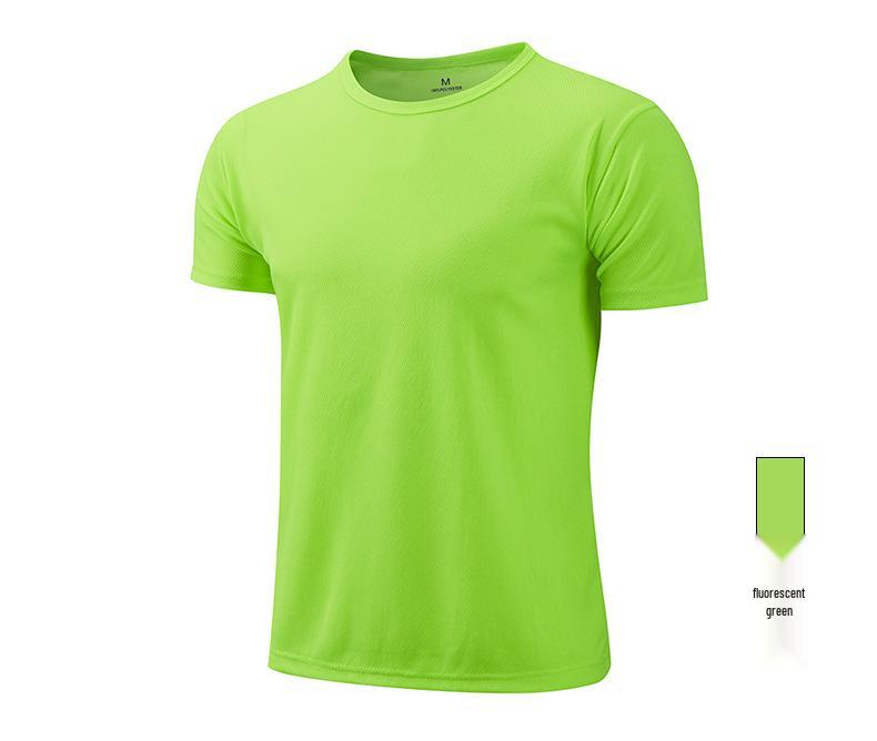 Summer Sporty Quick-Dry Short-Sleeve Logo T-Shirt