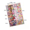 780-1800Pcs Girls Colorful Hair Bands Set Nylon Elastic Rubber Band Satin Children Ponytail Holder Kids Styling Tools