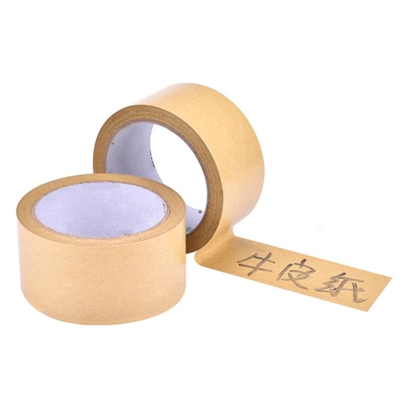 Brown Packing Tape Roll of 25 Yards Paper Packaging Tape Strong Packing Tape for Shipping Parcel Box Moving House