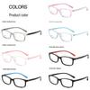 Ultra-Light Children's Glasses Frames with Silicone Nose Pads and Myopia Lens Option