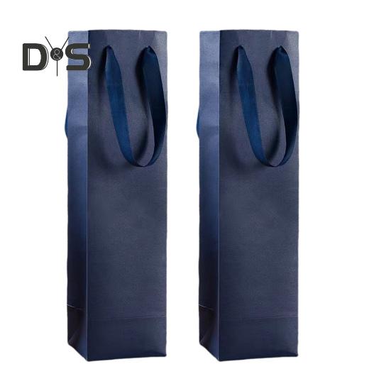 2 stk vingaveposer Gjenbrukbare spritposer Forsterket bunndesign Bryllupsfestjubileum Champagnevinposer med håndtak