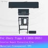 For Chery TIGGO 4 2025 Full Set Interior Film TPU Transparent Protective Film Car Central Control Navigation Panel Auto Sticker