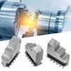 3pcs 20CrMnTi Steel Lathe Chuck Jaws 3 Inch Metal Lathe Chuck Inside Jaw Chuck  Lathe Drilling