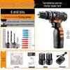 Rechargeable Multifunction Electric Drill & Impact Screwdriver Set