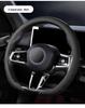 Premium Nappa Leather Steering Wheel Cover - Anti-Slip, Breathable, Ultra-Thin, All-Season