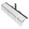 Tow Behind Landscape Rake 72" Lawn Dethatcher Rake with 32 Steel Tines