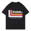 Hot Sale Kodak Brand Korean Men Women T-shirt Short Sleeve Tshirt Clothing Designer Tee High Quality T Shirt Summer Tops Fashion