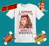 Funny I Support Unisexs Wrong Wanda Tshirt Unisex