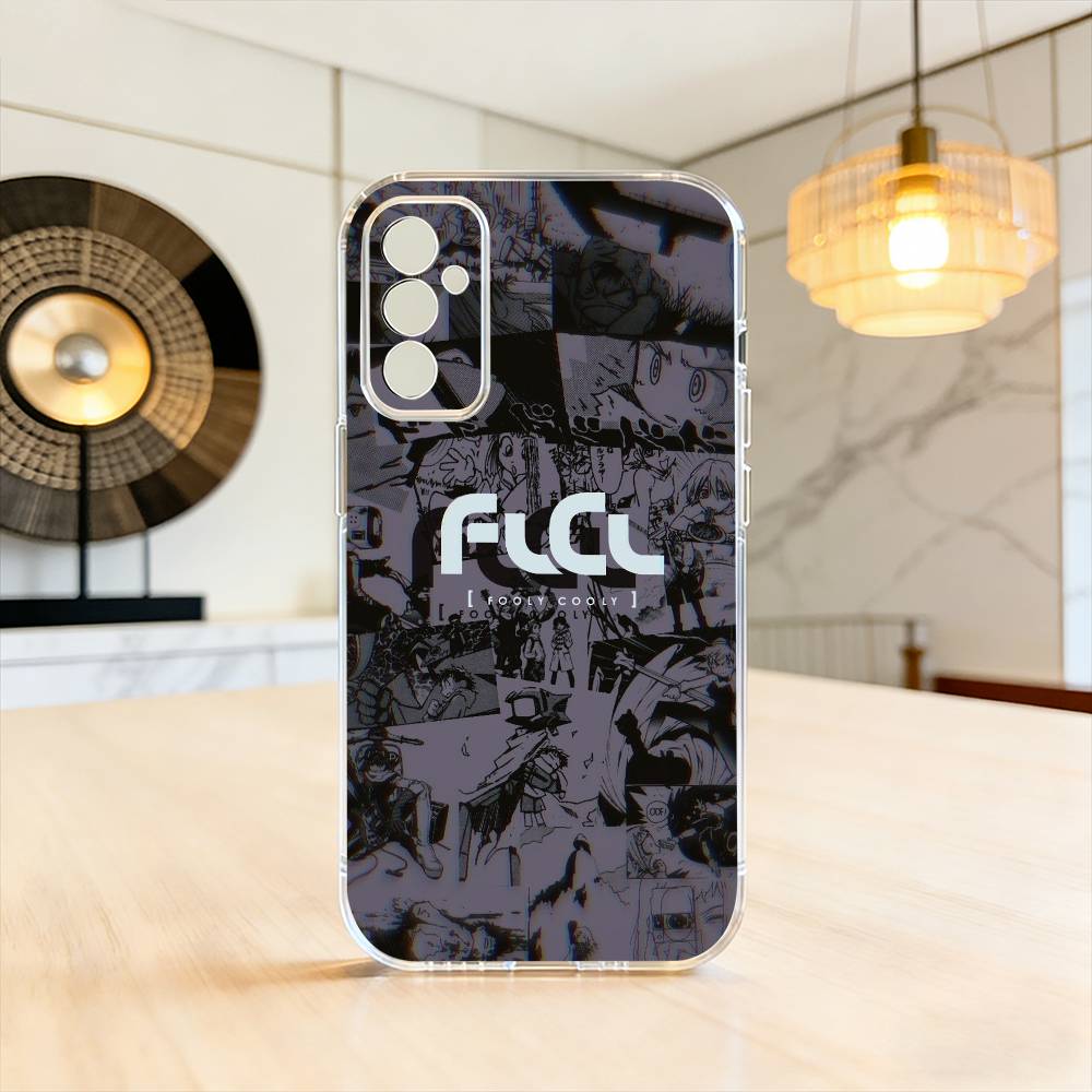 

FLCL First L-Love C-Cyber Love Phone Case For SamsungA10,12,20,21S,30,31,40,50,51,52,70,71 Transparent Cover Samsung a514g
