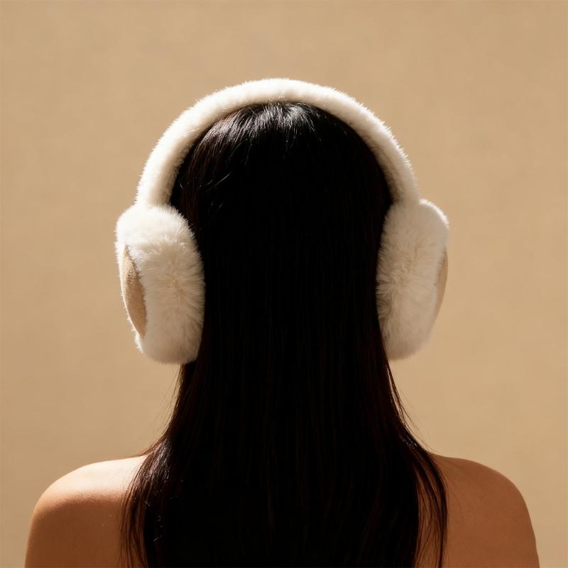 Furry and Warm Plush Ear Warmer for Winter Outdoor Activities Keep You Warm in Cold Weather for Skiing