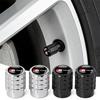 2026 4Pcs Car Metal Wheel Tire Air Valve Dust Caps Accessories With Logo For Audi Q5 Q4 A4 A6 A7 A5 A3 Q3 Q2 A1 A8 TT S1 S3 Q7 SQ5 S4