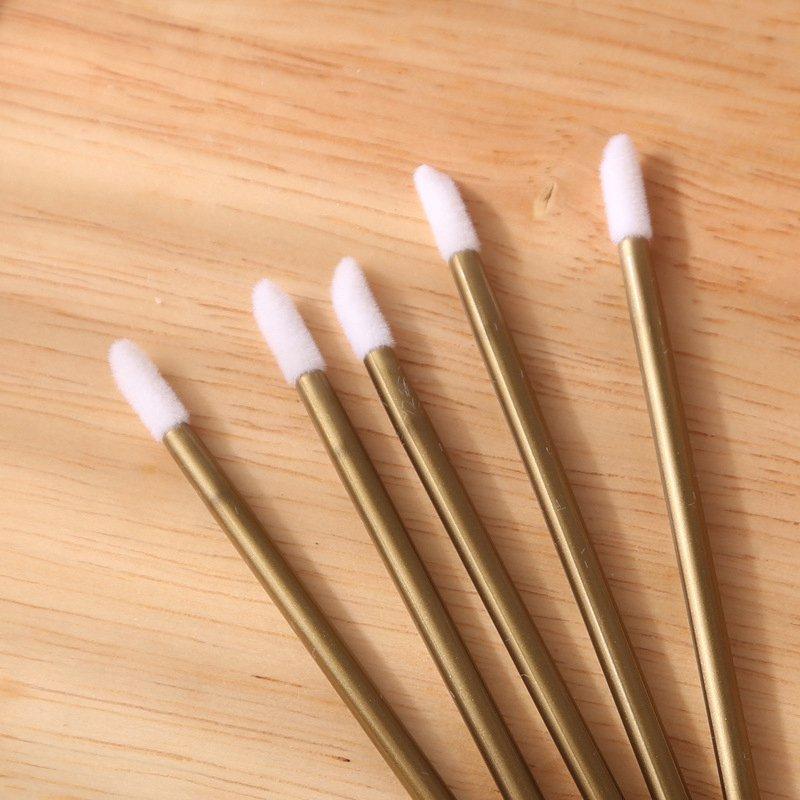 Brush Portable Mouth red lip Solid lip brush Beauty tools Disposable 100 pieces of Lip gloss lipstick Single makeup brush