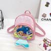 Glitter Mermaid With Small Tail Childrens Backpack Adjustable Shoulder Straps