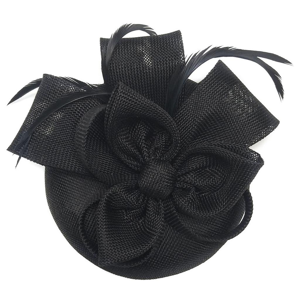 Handmade Flower Mesh Headbands Fascinator Hat Fashion Styles Hat Headgear for Special Celebrations