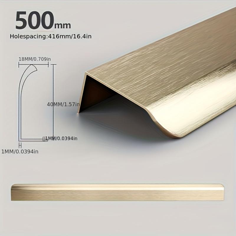 Mânere Ascunse pentru Mobilă Auriu Negru Alb Mânere pentru Dulap de Bucătărie Fără Găuri Mânere pentru Dulapuri și Sertare Mâner Arc pentru Dulap Mâner pentru Mobilă de Ușă