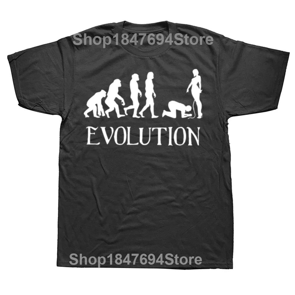 Funny BDSM Evolution T-Shirts for Men Women Summer Style Loose Tees O Neck Short Sleeve T Shirt Clothing