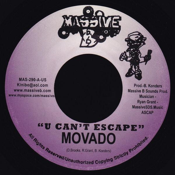 

7inch Record MAVADO - U Can t Escape MAS290 Massive B 2006 US Reggae, Ska & Dub Used