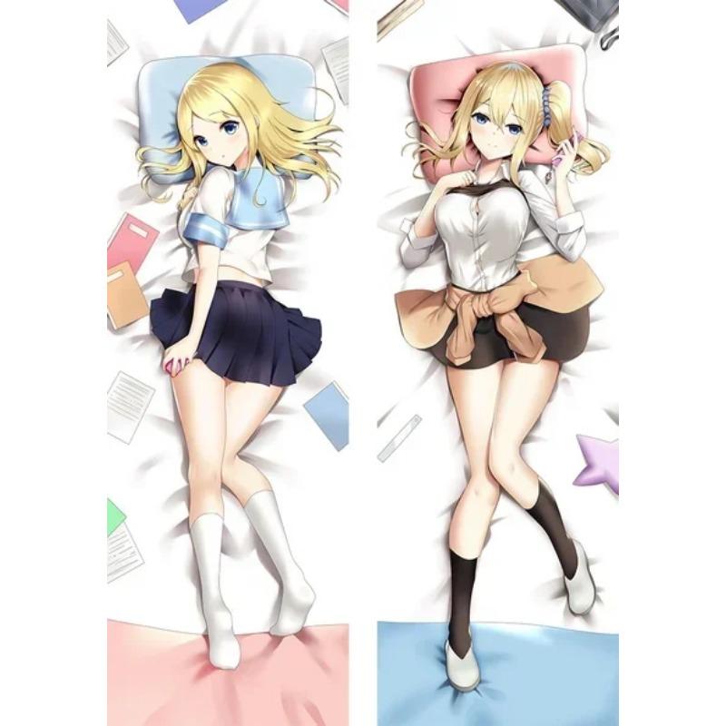 180cm Anime Giapponese Kaguya-sama: L'amore è guerra Fujiwara Chika Dakimakura Otaku Maschio Copricuscino Corpo Intero Federa Cuscino da Lancio Regalo