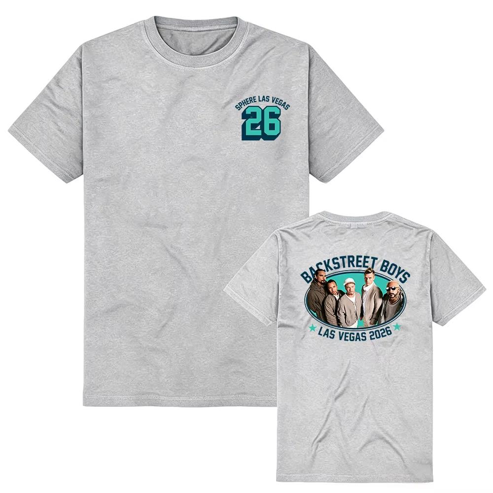 Heißes NTO THE MILLENNIUM T-Shirts Band Backstreet Boys Design T-Shirt Herren Damen Vintage Oberteil Hip Hop Streetwear Übergroßes T-Shirt Kurzarm Freizeitkleidung