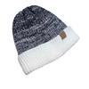 Cold Hat Men's Winter Plus Velvet Thickened Woolen Hat for Women's Cold Protection Ears Big Head Circumference Warm Knit Hat