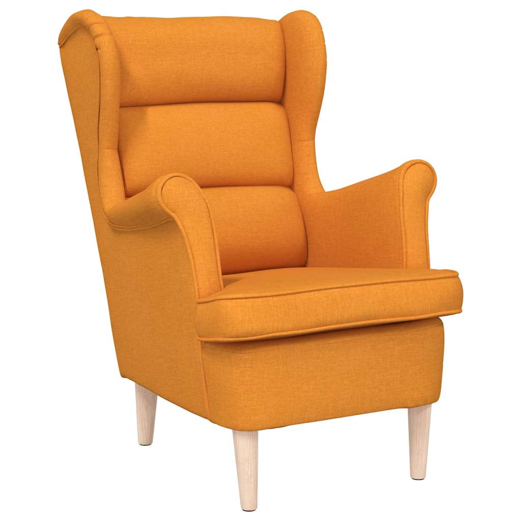 Sessel Dunkelgelb 74x84x100 cm Stoff