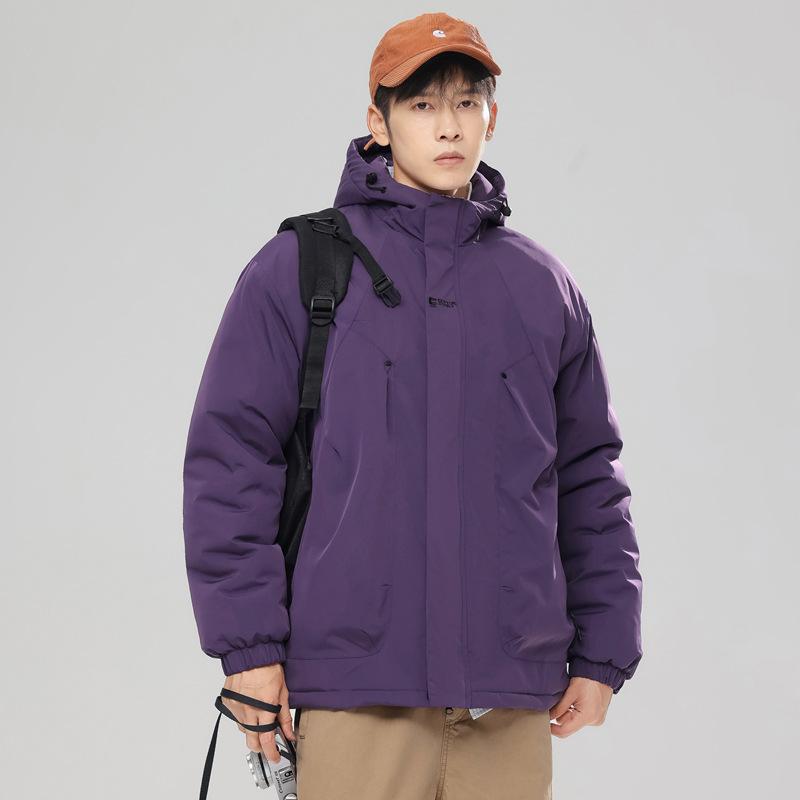 Autumn and Winter Thickened Jacket Fashion Sports Outdoor Windproof Warm Cotton-padded Jacket