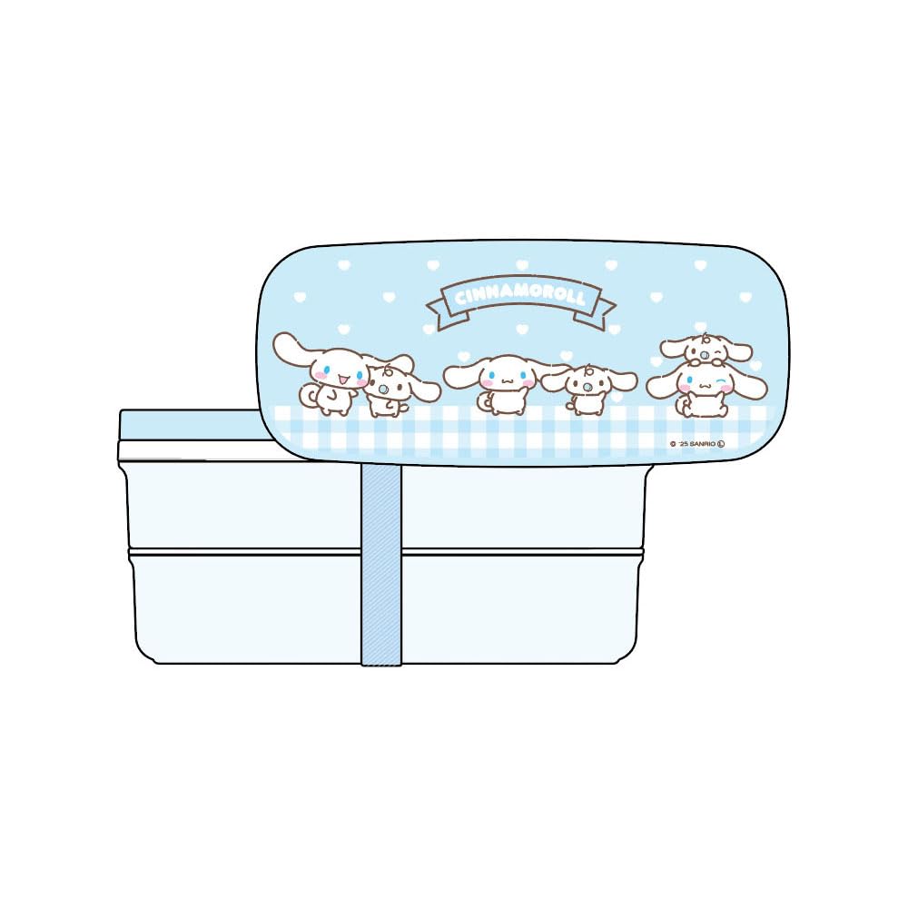 

Cinnamoroll Lunch Box PW 28K Two-Tier [with Divider]