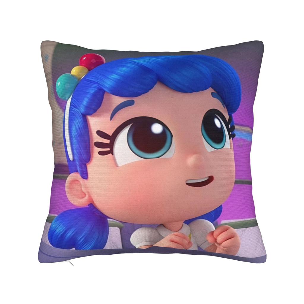True Rainbows Kingdoms Cartoon Pillowcase Polyester Cushion Cover Decorations Throw Pillow Case Cover Home Zippered 45X45cm