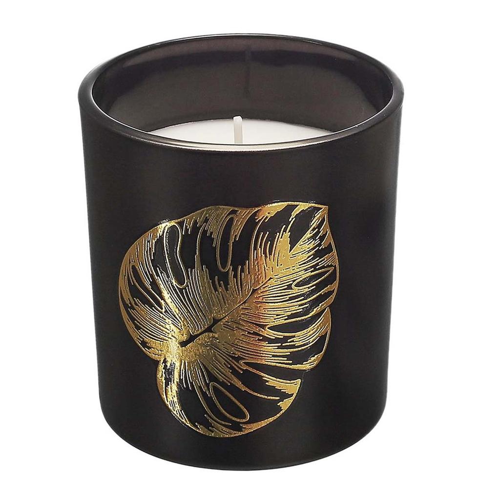 Les Trésors De Lily [A0901] - Scatola da 2 candele profumate 'Natural Wild' nero bianco - 8x7 cm