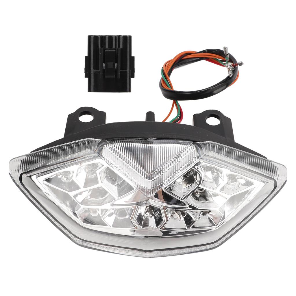 Motorcycle LED Tail Lamp IP67 Waterproof High Brightness Turn Signal Light Replacement for Z1000 2010‑2013Transparent