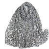 Moda  Espanha Jardim Brilho Floral Franja Viscose Lenço Cachecol Estampa Macio Pashmina Hijabs E Xales Lenços Muçulmano Lenço