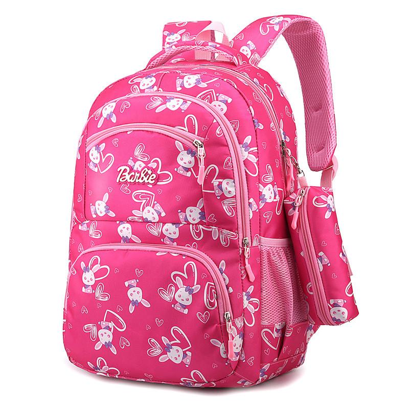 Children Rabbit Pattern Backpack Large Capacity Wear Resistant Schoolbag Student