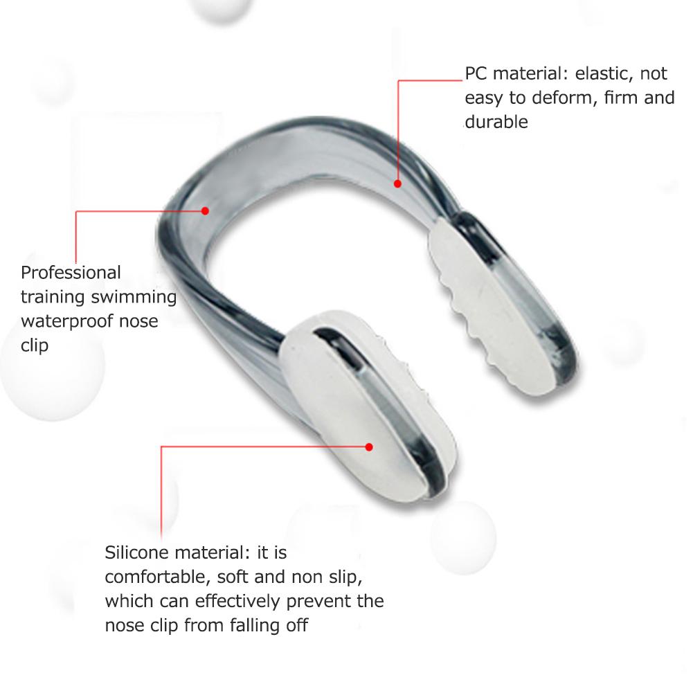 Unisex Swimming Nose Clip Soft Silicone Nose Clip Reusable Nose Plug Nose Protector For Kids Adults Beginner