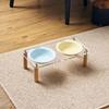 Protect Cervical Spine Raised Cat Feeder Cat Drinking Feeding Bowl  Cat Accessories