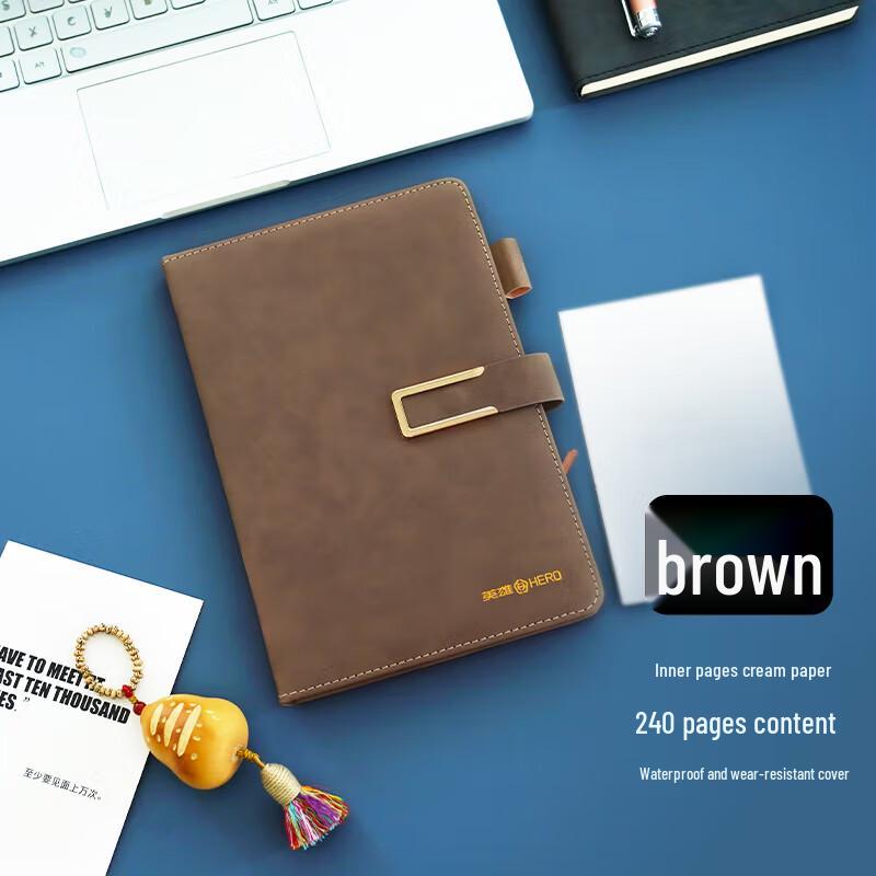HERO A5 Hardcover Business Notebook with Pen Holder