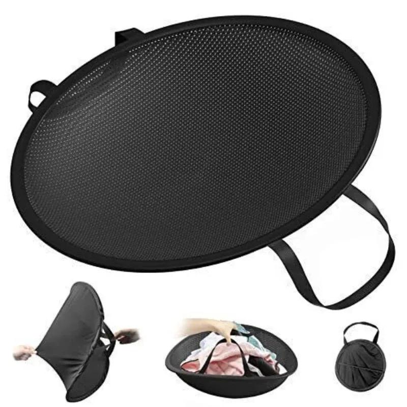 

Машина для сушки нейлоновой ткани, корзина для белья, стиральная машина, складная, выдвижная, для хранения грязной одежды, 2024, новая чёрный