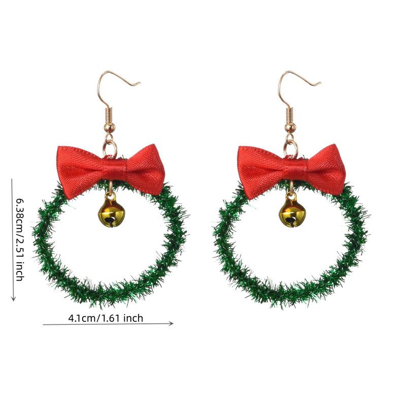 Christmas Baroque Irregular Imitation Pearl Stacked Star Tree Drop Earrings Xmas Tree Earring For Women Holiday Jewelry Gift