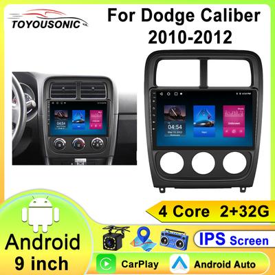 Autoradio Carplay Android Pour Dodge Caliber 2010 2011 2012 Navigation GPS Multimédia Automobile Récepteur Stéréo Lecteur Unité Principale