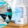 Mini Air Conditioner Desk Fan Quiet Water Cooler 900Ml Led