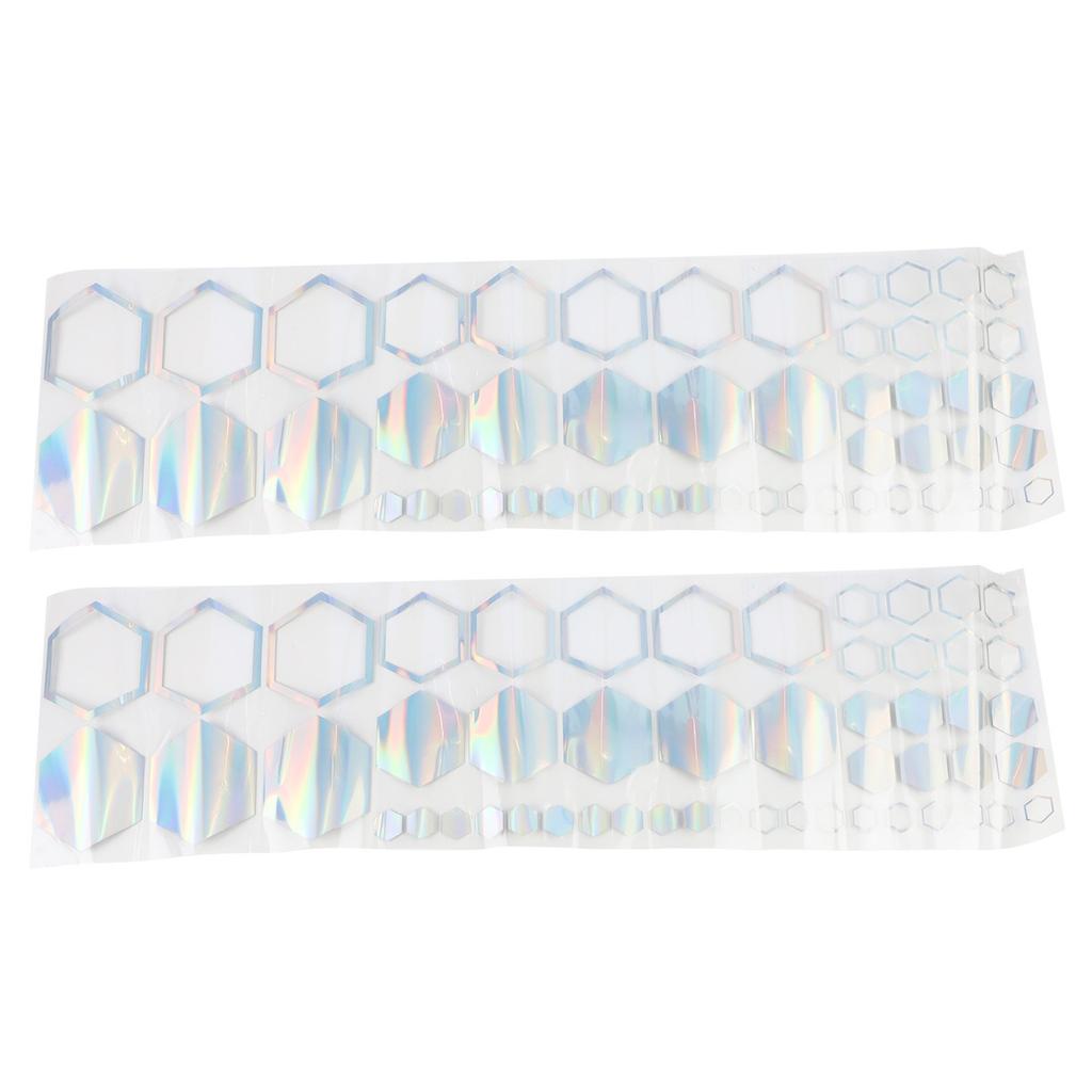 Car Decorative Stickers Set 104PCS For Honeycomb Design for SUVs Trucks