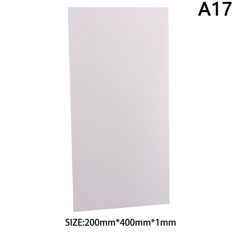 1Pc PS Hard Plastic Diffuser Sheet Thickness Plastic Led Light Milky Translucent Blanks Plate 1mm 1.5mm 2mm 3mm DIY Crafts