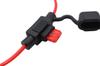 J-base Car Fuse Holder Mini with Cord, Waterproof Type, Set of 3