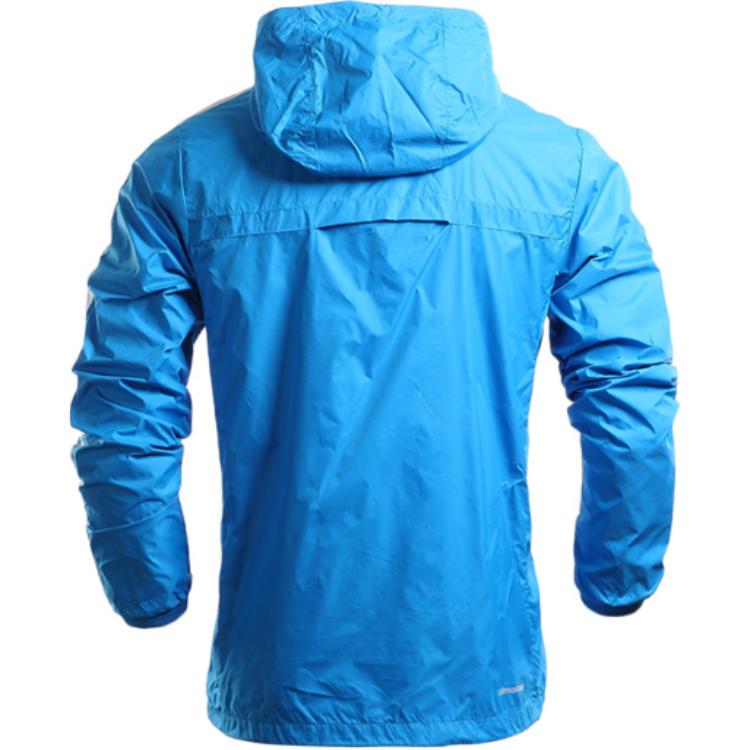 Adidas Sports Training Series Hooded Fashion Versatile Jacket Men Jackets Blue AJ3683