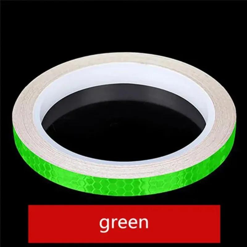 1 Pc 8m Car Styling Reflective Stripe Tape Motorcycle Bike Body Rim Wheel Stripe Tape Stickers Decorative