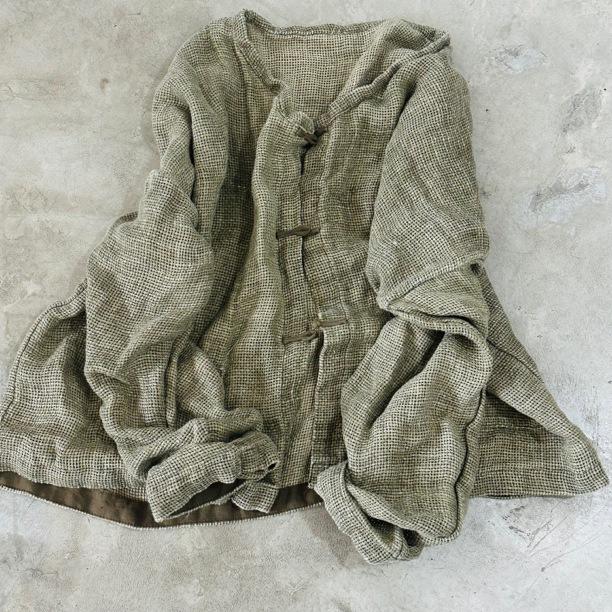 Johnature Dámské Zimní Niche Módní Dlouhý Rukáv Čínský Styl Ležérní Vintage Retro Kabáty