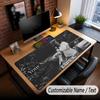 Custom Name Extended Mouse Pad,Lana Del Rey Gaming Desk Mat For Home Office Desktop Decor