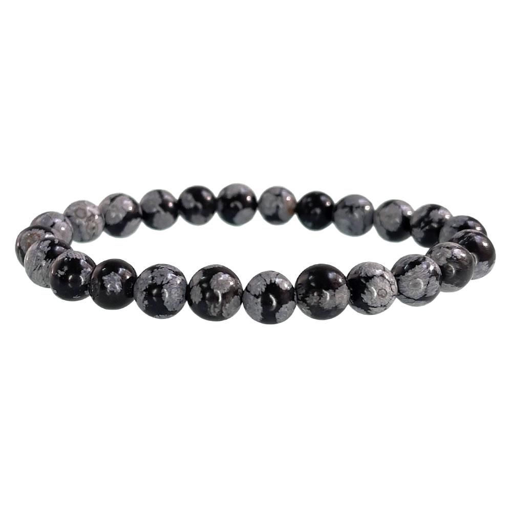 Natural Stone Beaded Bracelet 6-10mm Stretch Yoga Jewelry - Tiger Eye Turquoise Agate Jasper Healing Bangles for Women Men